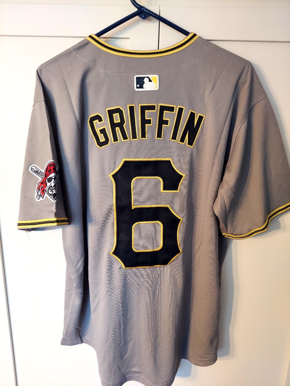 Connor Griffin Pittsburgh Pirates Gray Stitched Jersey 2026. Ships same day 📬